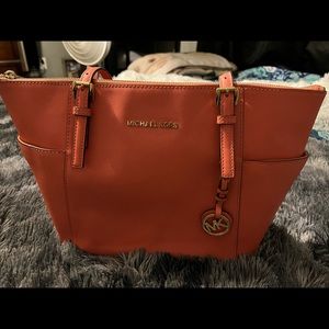 Michael Kors Purse Pink Grapefruit